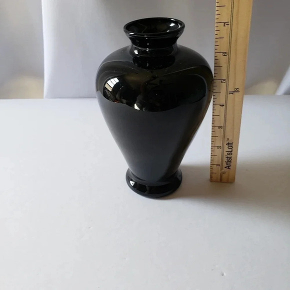 Set of 2 glass vases black - Picture 3 of 5